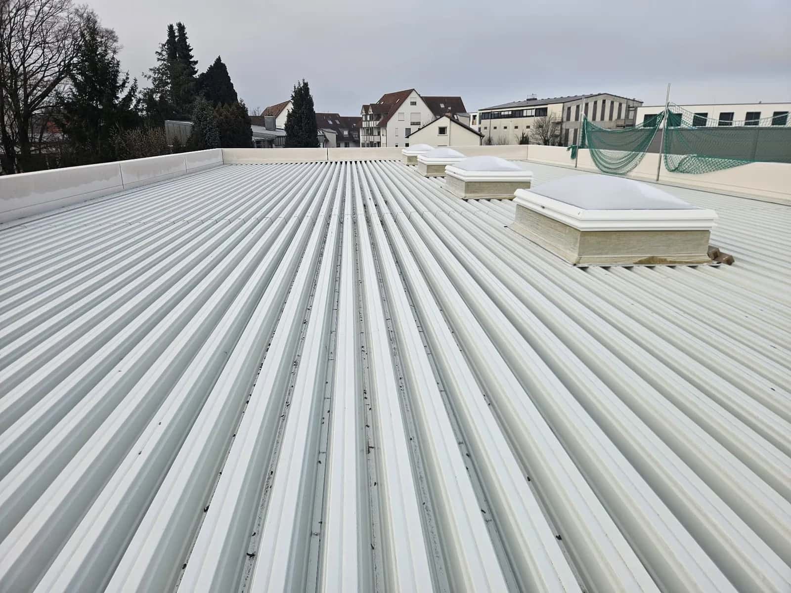 Freiberg am Neckar · plochá střecha, FPO fólie